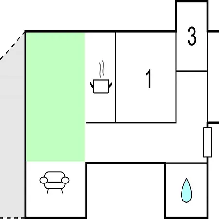 Three-bedroom In 아파트 *